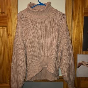 Chunky turtleneck sweater